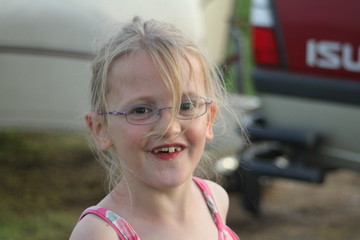 portrait of a little girl