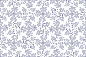 Clear structural vector seamless pattern. 