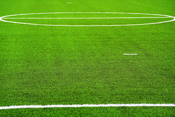 Fototapeta na wymiar Artificial football field