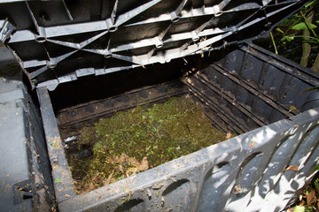 Composting Organic compost with green waste