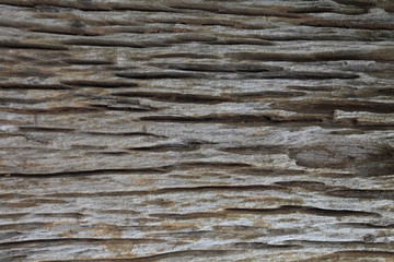 Very old piece of aging wood with deep natural crack texture