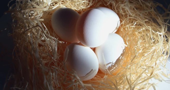 Rotation of  White Eggs