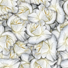 Fototapeta na wymiar Beautiful roses.Seamless background. Flowers. Stylization: watercolor.