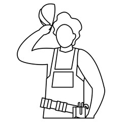 industrial worker avatar character