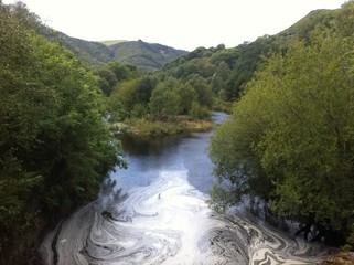 river in the mountains