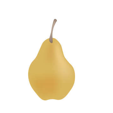Pear. Isolated