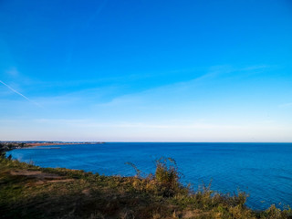 Baltic Sea from Cliff in Mechelinki, Poland.