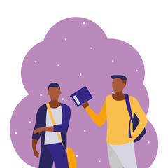 young black boys students modeling