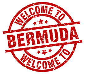 welcome to Bermuda red stamp