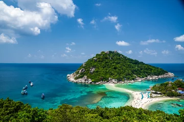 Foto op Plexiglas Nang Yuan Island off the coast of Koh Tao Island in Thailand © Alisha