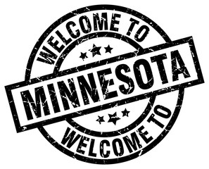 welcome to Minnesota black stamp