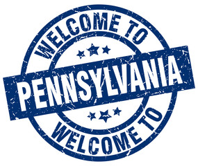 welcome to Pennsylvania blue stamp