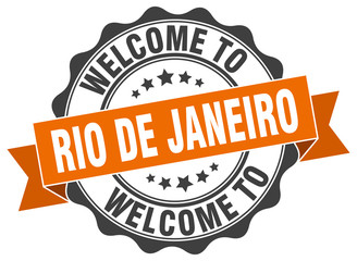 Rio De Janeiro round ribbon seal