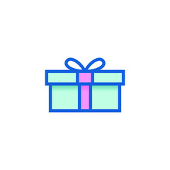 Modern Gift Icons for electronic commerce store shopping business internet company with high end look