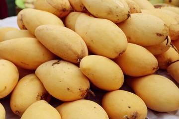 ripe mango at street food