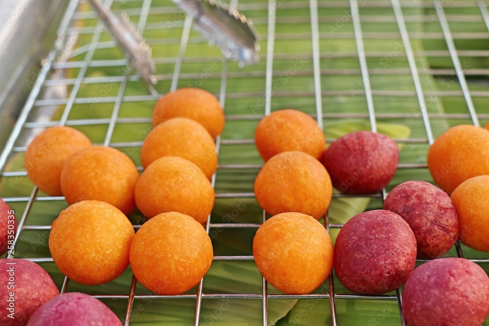 Canvas Prints fried sweet potato at street food