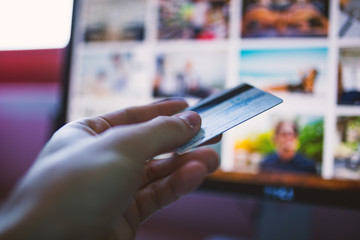 using card to shop online