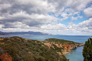 Fototapeta na wymiar coast of lybian sea