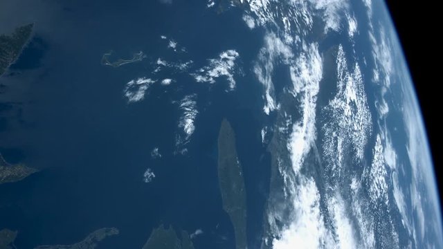Earth seen from space. Gulf of Saint Lawrence. Nasa Public Domain Imagery