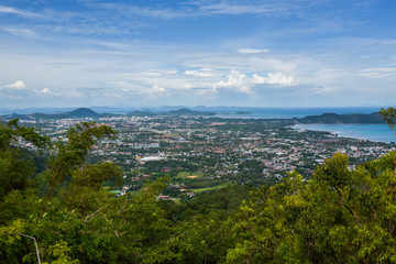 Fototapeta na wymiar View from Big Buddha, Phuket, Thailand