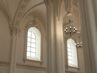 Obraz premium GRODNO, BELARUS - MARCH 18, 2019: Interior synagogue in the city of Grodno..
