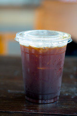 Iced Americano coffee
