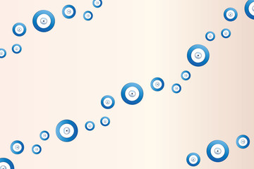 abstract background with blue evil eyes vector on pink background