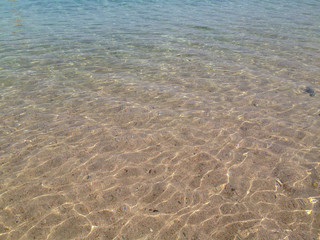 waves on beach