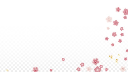 Vector Spring or Summer Sale Background with Flowers and Percent for Banner Design. Good for Special Hot Holiday Discount Offer, Black Friday, Fashion Promotion Action. Romantic Sakura Illustration.