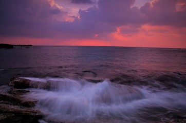 A crazy sunset in Israel Views of the Holy Land