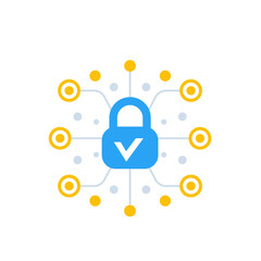 encryption, encrypted data vector icon