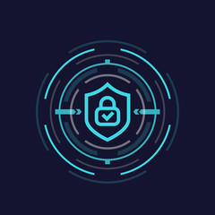 encryption concept, vector