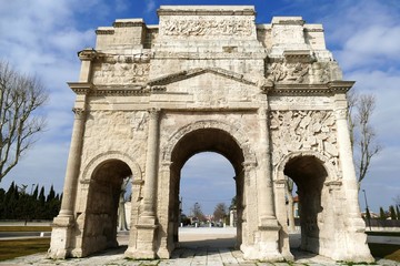 Obraz premium Arc de triomphe romain d'Orange, Vaucluse, France