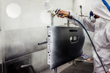 peinture sur carrosserie automobile