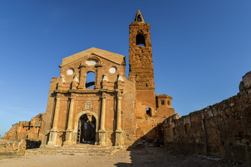 Obraz premium The ruins of Belchite - Spain