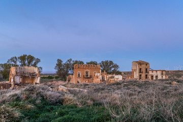 Fototapeta na wymiar The ruins of Belchite - Spain