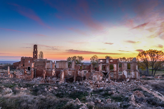 The ruins of Belchite - Spain