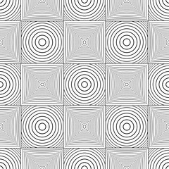 Fototapeta na wymiar Seamless geometric checked pattern. Lines texture on white background.