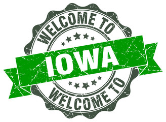 Iowa round ribbon seal