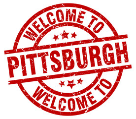 welcome to Pittsburgh red stamp