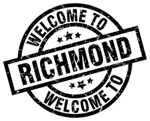 welcome to Richmond black stamp