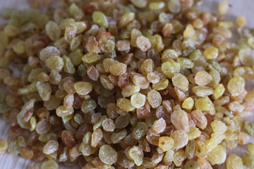 Tasty and sweet raisins