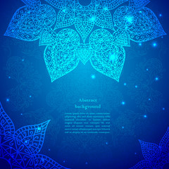 Indian Vintage Ornament. Vector illustration for your business presentation