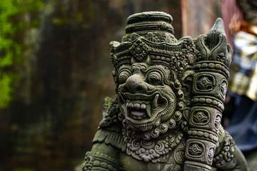 Fototapeta premium Traditional balinese demon statue