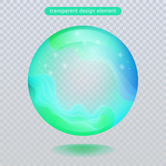 Water rain drop isolated on transparent background. Vector clear dew, water bubble or glass surface ball for your design. Vector ilustration. Eps10