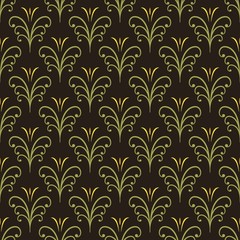 Abstract colorful twig seamless pattern. Fashion graphic color background design. Modern stylish abstract texture. Colorful template for prints, textile, wrapping, business, etc. Vector illustration.