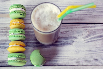 the French tradition - colorful macaroons
