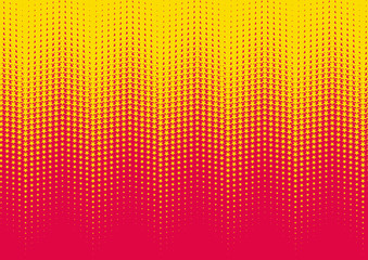 Dynamic Gradient Abstract Background. Duotone texture. Stars. Red and yellow. Vector illustration