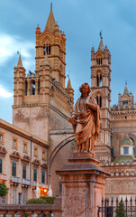 Fototapeta na wymiar Palermo Cathedral. Sicily.