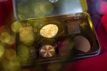 Pralinen in einer Box